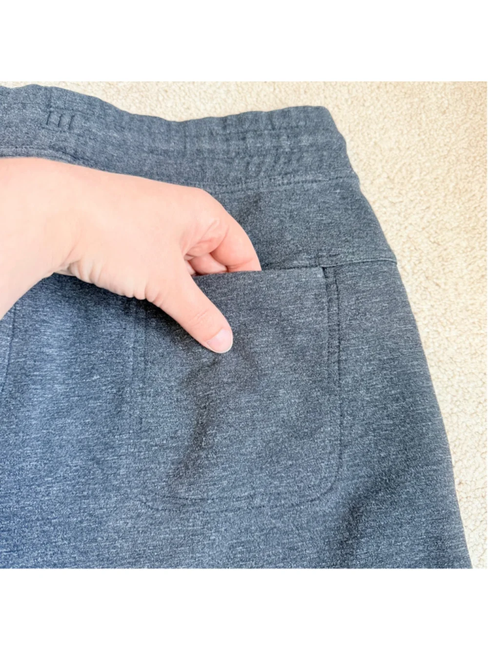 Lululemon Athletica City Sweat Shorts Men's Size Medium Grey Athletic Activewear